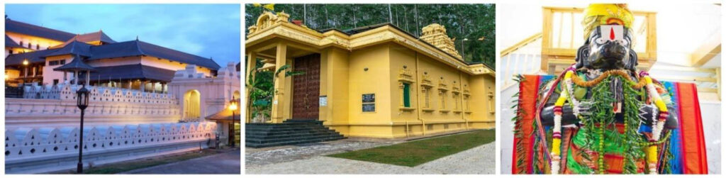 Kandy Temple of Tooth Relic and Sri Baktha Hanuman Temple